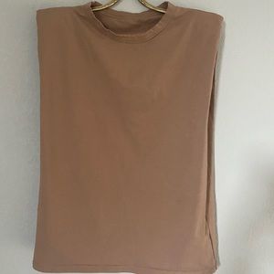 Shoulder Pad Tank Top